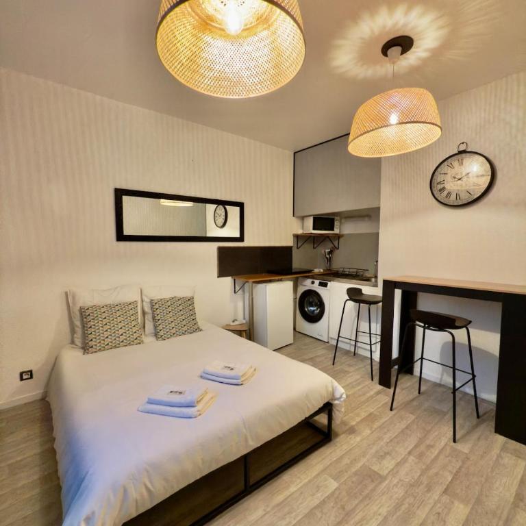 Studio 2 calme Av Georges Dumas - DABNB - Appartement 1 Chambre - 3