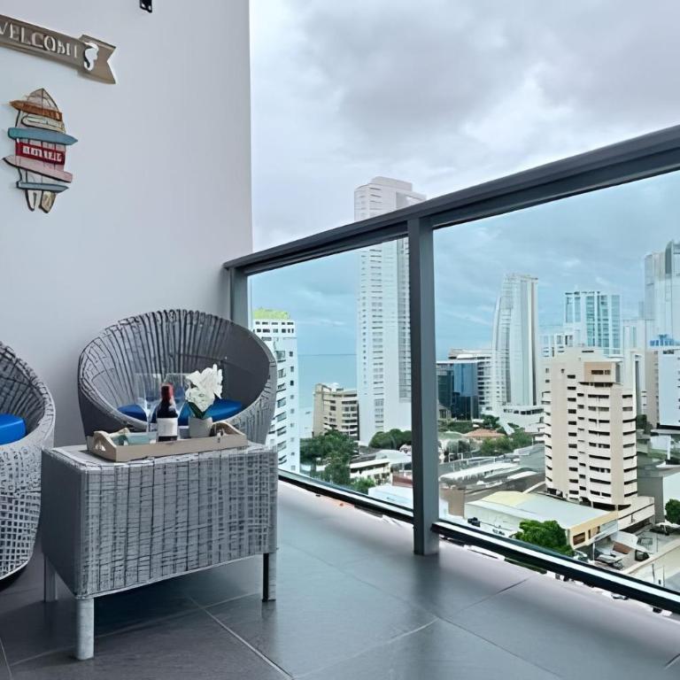 Beautiful 1 bedroom apt with ocean view-16th floor - Apartment - 39