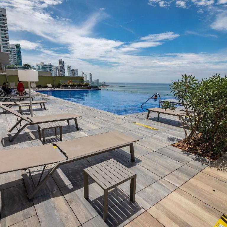 Lujoso Apto con Vista al Mar - H2 Hyatt 1806 - Apartment - 24