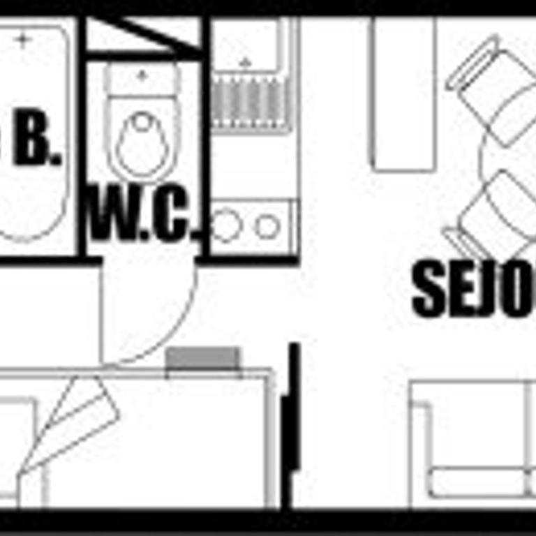 Studio Cabine 5 pers avec Balcon - Résidence Sagittaire, Flaine Forêt - FR-1-687-43 - Studio - 8