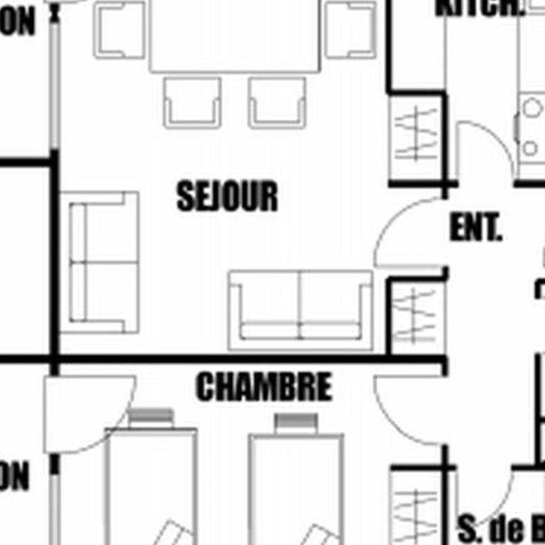 Charmant Appartement 2P, 6 Couchages, Pied des Pistes - Résidence Aldebaran, Flaine Forum - FR-1-687-101 - Appartement - 8