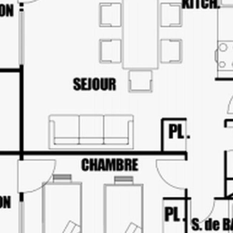 Appartement 2 pièces pour 6 personnes, au pied des pistes – Résidence Aldebaran, Flaine Forum - FR-1-687-95 - Apartamento - 8