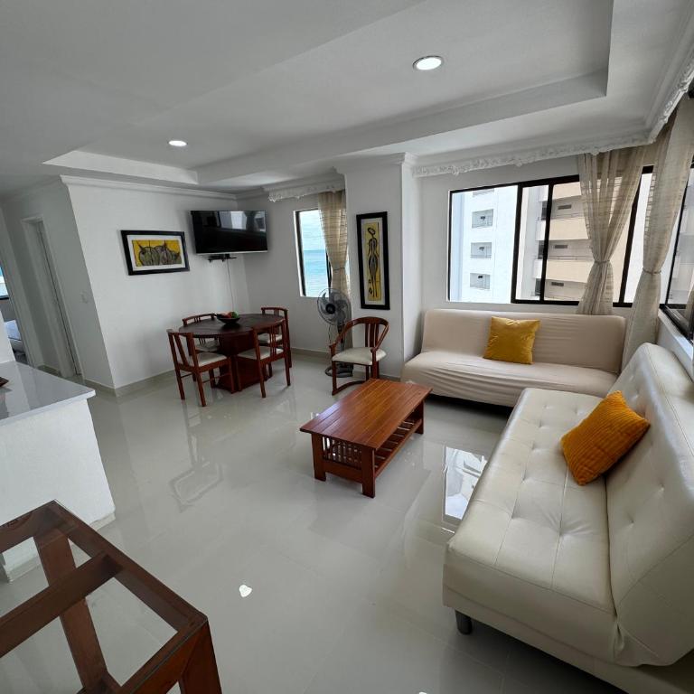 Apartamento en Bocagrande con vista lateral al mar ICDI - Two-Room Apartment - 14