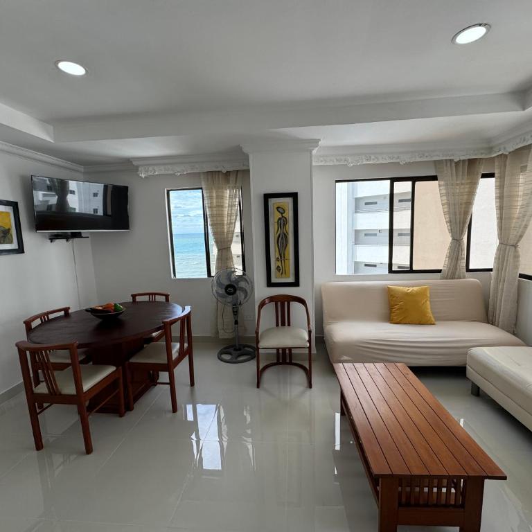 Apartamento en Bocagrande con vista lateral al mar ICDI - Two-Room Apartment - 16