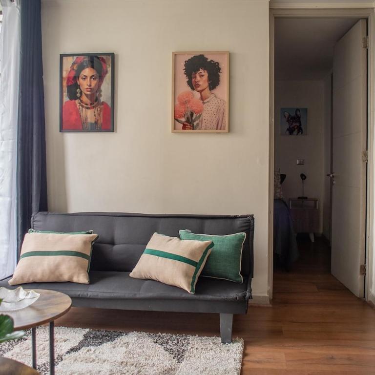 Apartartment 2 Bedrooms Suite Macul Metro Fully Equipped - Two-Bedroom Apartment with Terrace - 1