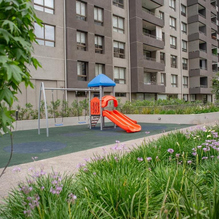 Apartartment 2 Bedrooms Suite Macul Metro Fully Equipped - Two-Bedroom Apartment with Terrace - 11