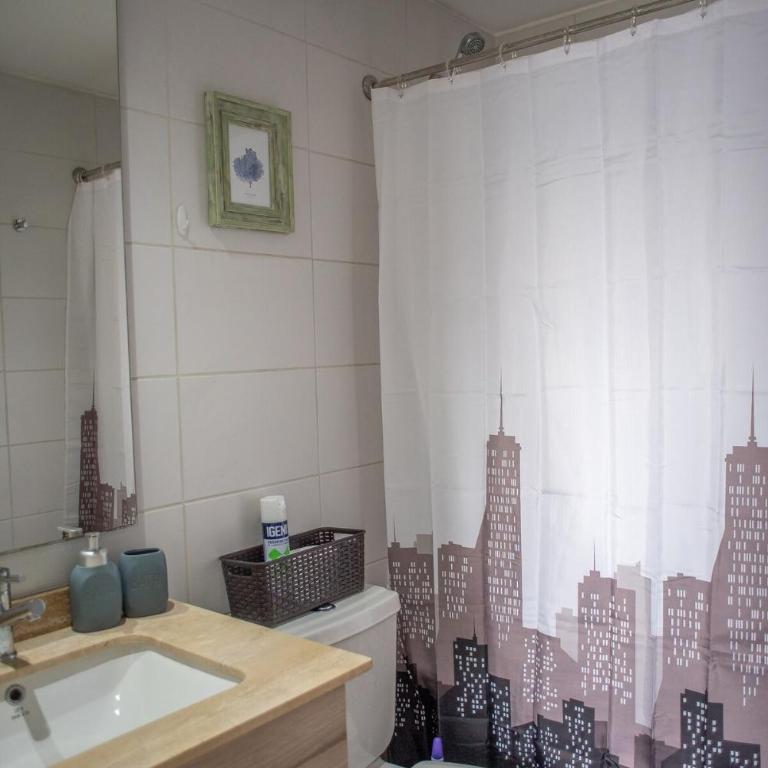 Apartartment 2 Bedrooms Suite Macul Metro Fully Equipped - Two-Bedroom Apartment with Terrace - 12