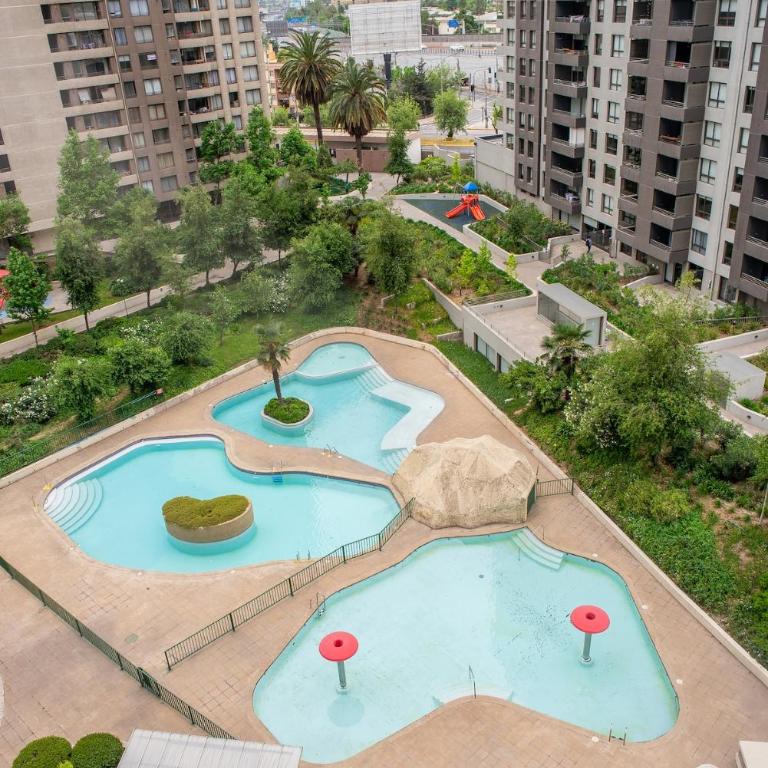 Apartartment 2 Bedrooms Suite Macul Metro Fully Equipped - Two-Bedroom Apartment with Terrace - 15