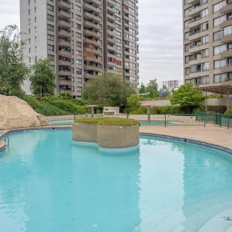 Apartartment 2 Bedrooms Suite Macul Metro Fully Equipped - Two-Bedroom Apartment with Terrace - 16