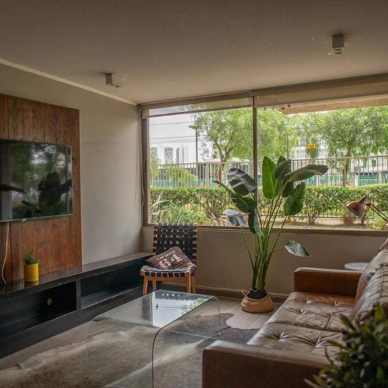 Apartartment 2 Bedrooms Suite Macul Metro Fully Equipped - Two-Bedroom Apartment with Terrace - 45