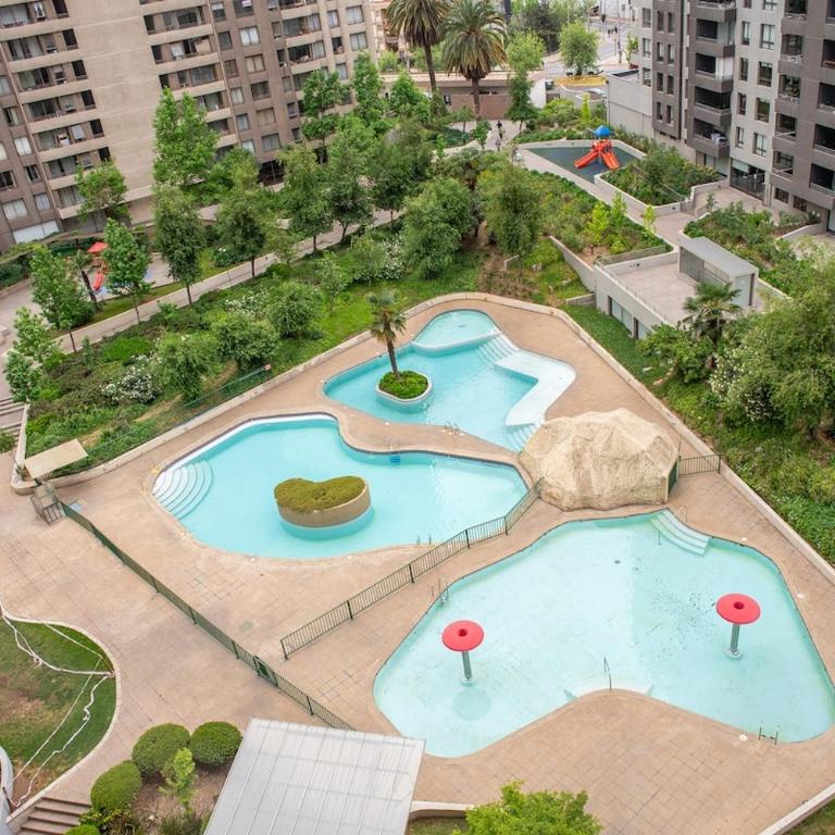 Apartartment 2 Bedrooms Suite Macul Metro Fully Equipped - Two-Bedroom Apartment with Terrace - 51