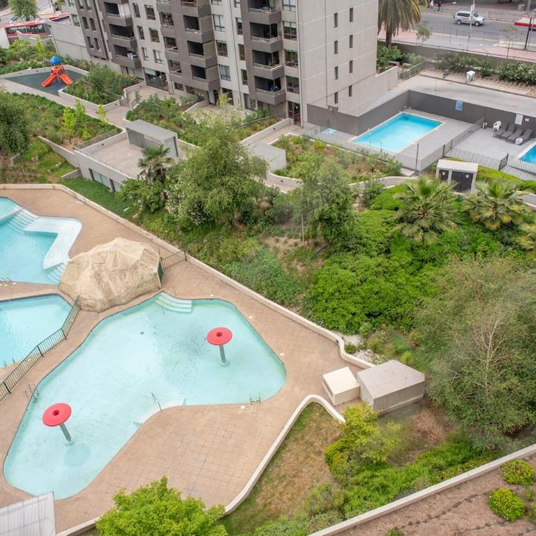 Apartartment 2 Bedrooms Suite Macul Metro Fully Equipped - Two-Bedroom Apartment with Terrace - 57