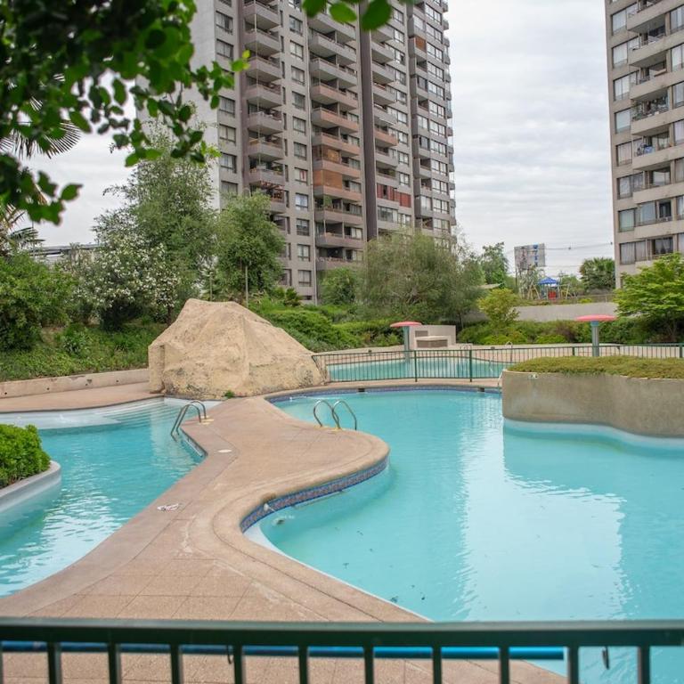 Apartartment 2 Bedrooms Suite Macul Metro Fully Equipped - Two-Bedroom Apartment with Terrace - 59