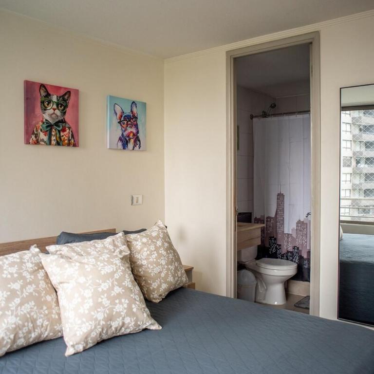 Apartartment 2 Bedrooms Suite Macul Metro Fully Equipped - Two-Bedroom Apartment with Terrace - 62