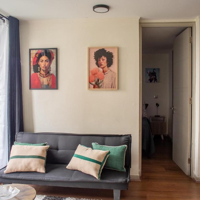 Apartartment 2 Bedrooms Suite Macul Metro Fully Equipped - Two-Bedroom Apartment with Terrace - 76