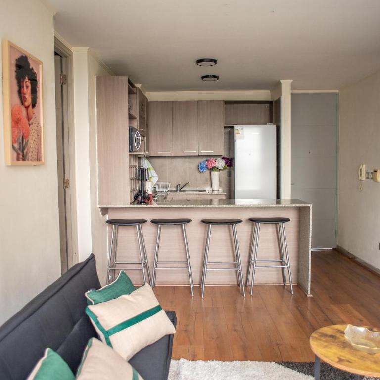 Apartartment 2 Bedrooms Suite Macul Metro Fully Equipped - Two-Bedroom Apartment with Terrace - 96