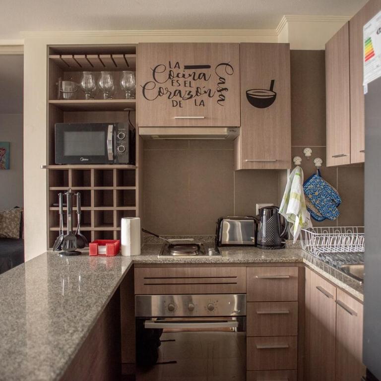 Apartartment 2 Bedrooms Suite Macul Metro Fully Equipped - Two-Bedroom Apartment with Terrace - 97