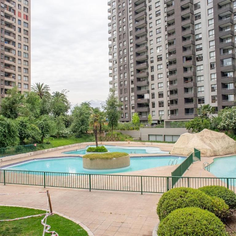 Apartartment 2 Bedrooms Suite Macul Metro Fully Equipped - Two-Bedroom Apartment with Terrace - 98