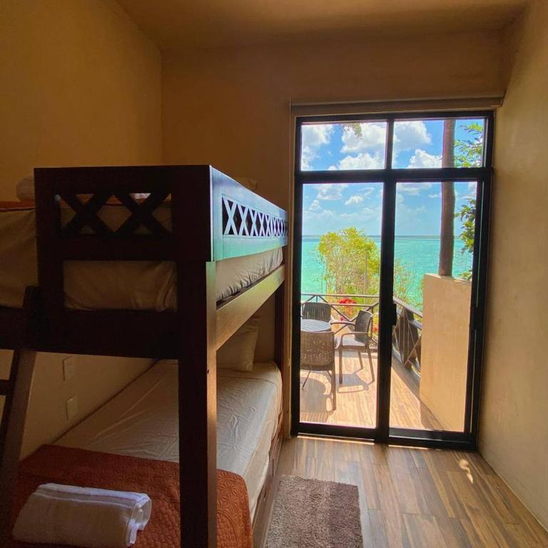 Villas Mandarina Bacalar - Habitación Familiar con vistas al lago - 1