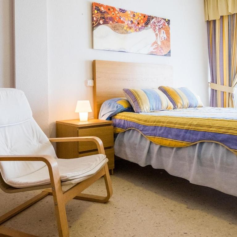 Primera línea de playa Familiar Maravillosas Vistas Piscina Wifi Reformado - Apartamento de 2 dormitorios con terraza y vistas al mar - 20