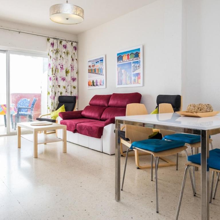 Primera línea de playa Familiar Maravillosas Vistas Piscina Wifi Reformado - Apartamento de 2 dormitorios con terraza y vistas al mar - 37