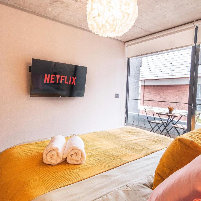 HOM I Centro de Providencia Metro SantaIsabel 2PAX - Apartment - 44