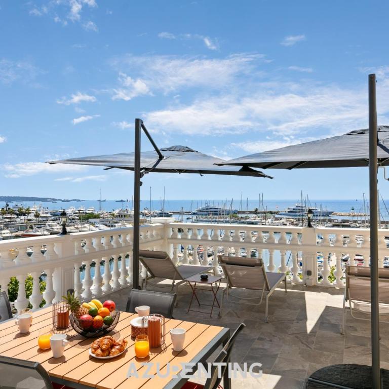 Azurenting - vue sur le port - roof top 3 - Appartement 1 Chambre Deluxe - Vue sur Océan - 1