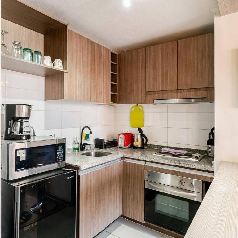 Depto Metro U Chile Santiago Centro - One-Bedroom Standard Apartment - 14