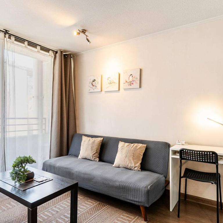 Depto Metro U Chile Santiago Centro - One-Bedroom Standard Apartment - 2
