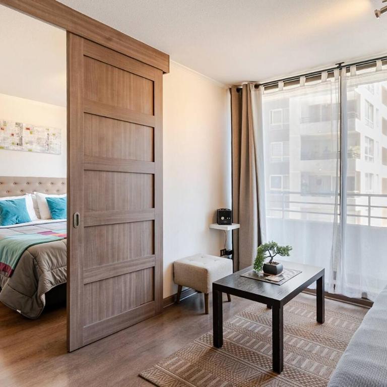 Depto Metro U Chile Santiago Centro - One-Bedroom Standard Apartment - 3