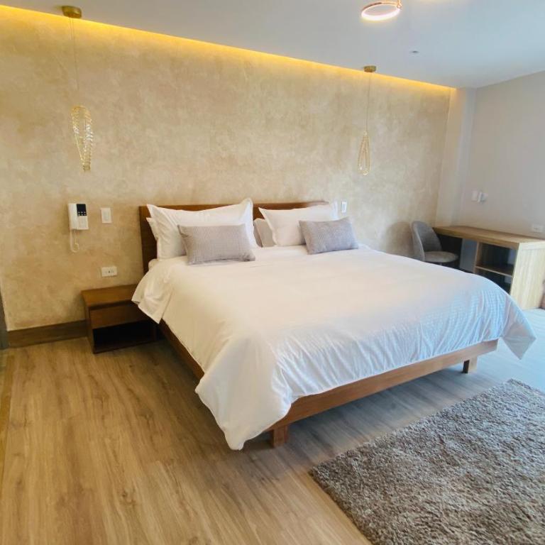Saya Hotel & Suites - Habitación con cama grande y bañera de hidromasaje - 1