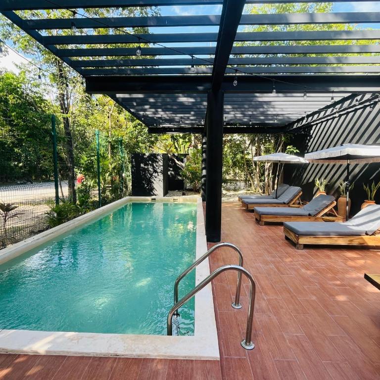 Villa de lujo 5 Rec, Aldea Zama, Casa para 15 personas, Playa Tulum, México - Villa - 61
