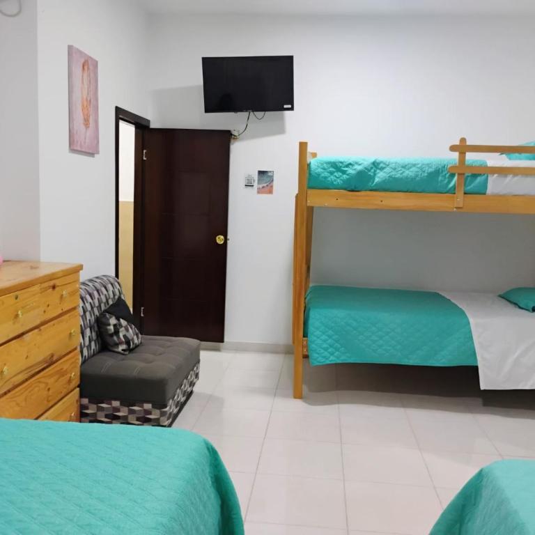 Hosteria La Veleta, Playas - Habitación Familiar Estándar - 3