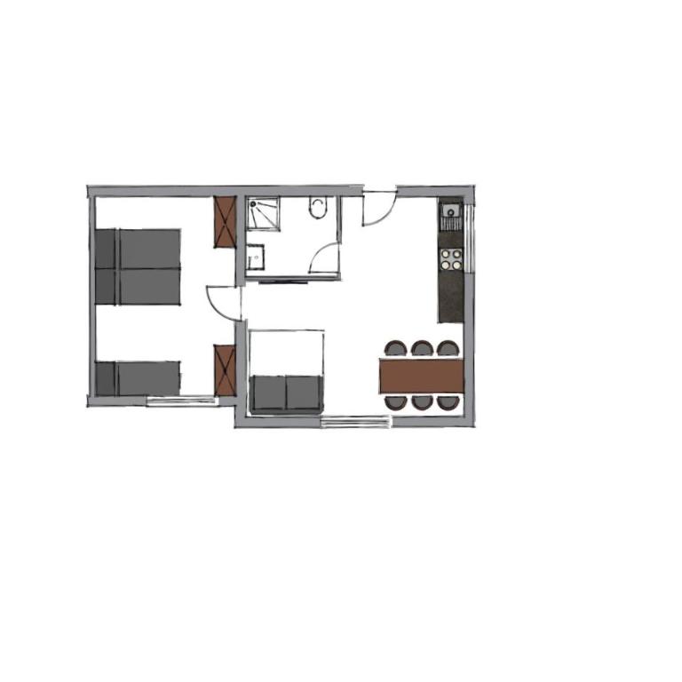 Alpen Lodge Kirchberg - Apartment mit 1 Schlafzimmer und Dusche - 10