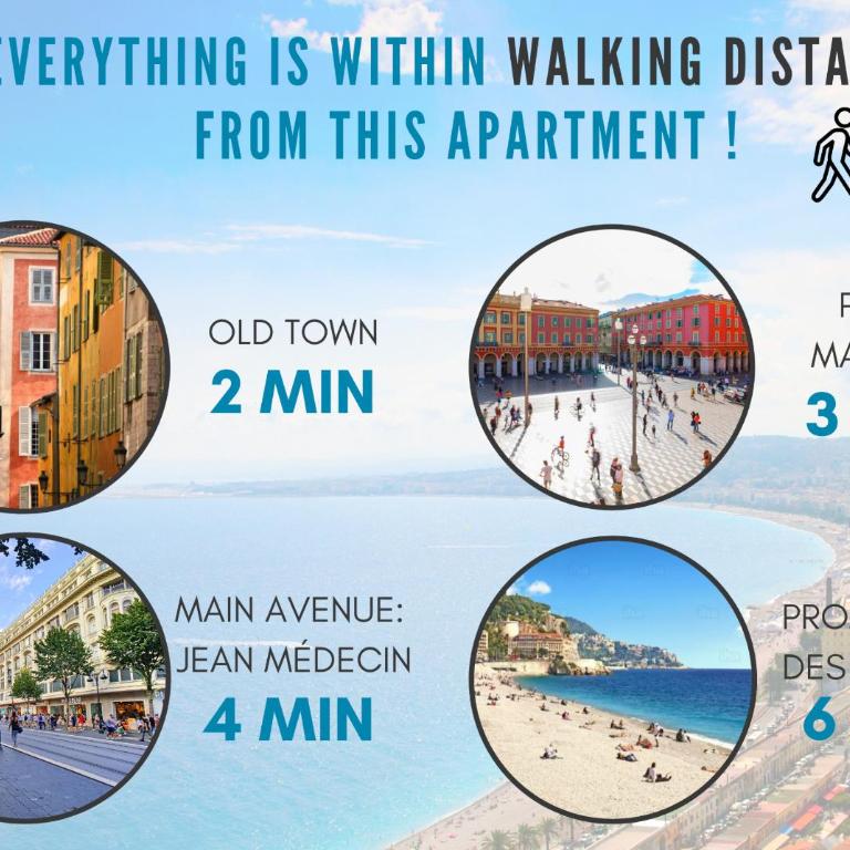 Nestor&Jeeves - PALM RIVIERA - Central - Close Old Town - Appartement - 4