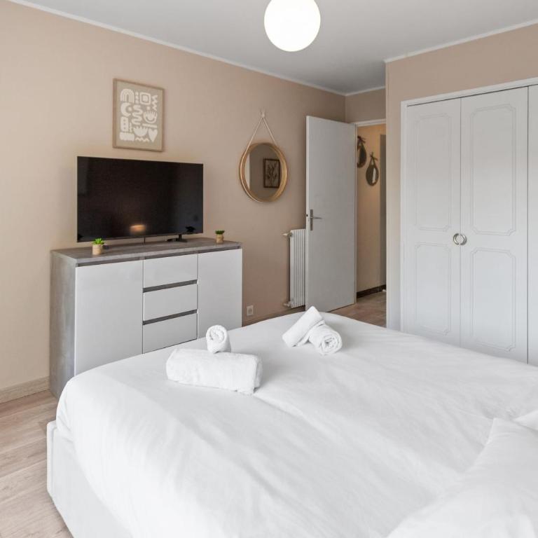 La Plage - Spacieux - Vue Mer - Parking - Clim - Piscine - Appartement - 16