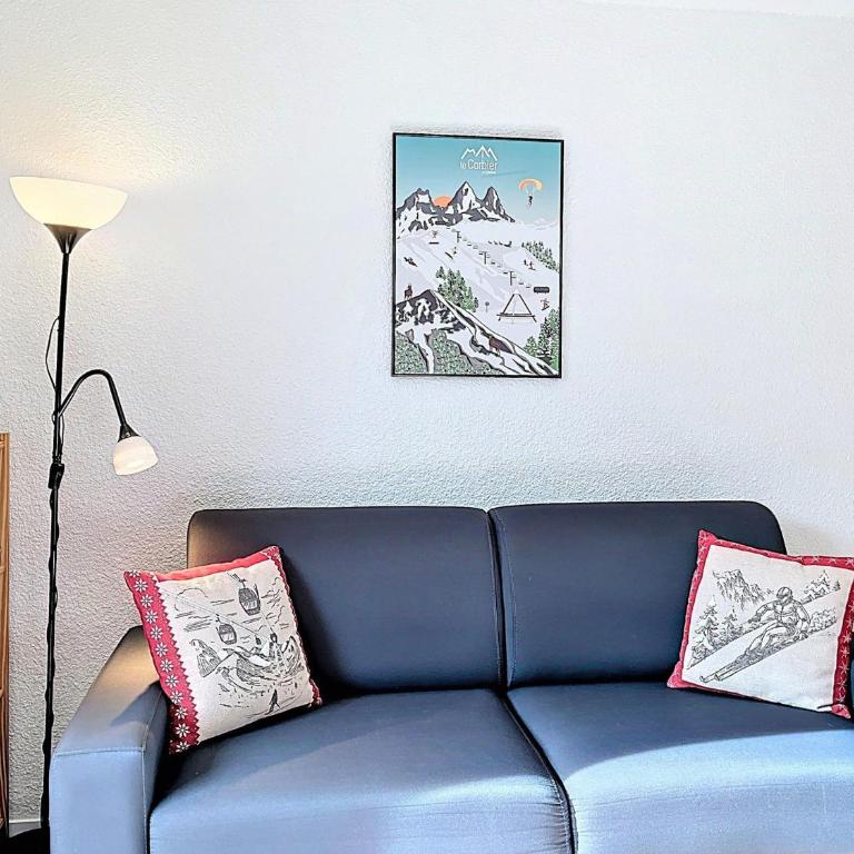 Studio lumineux skis aux pieds pour 5, vue sur pistes - Studio - 23