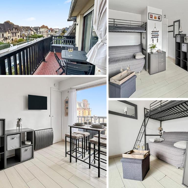 Manon's Studio Vue Mer, Grand Balcon et Parking - Studio with Balcony - 3