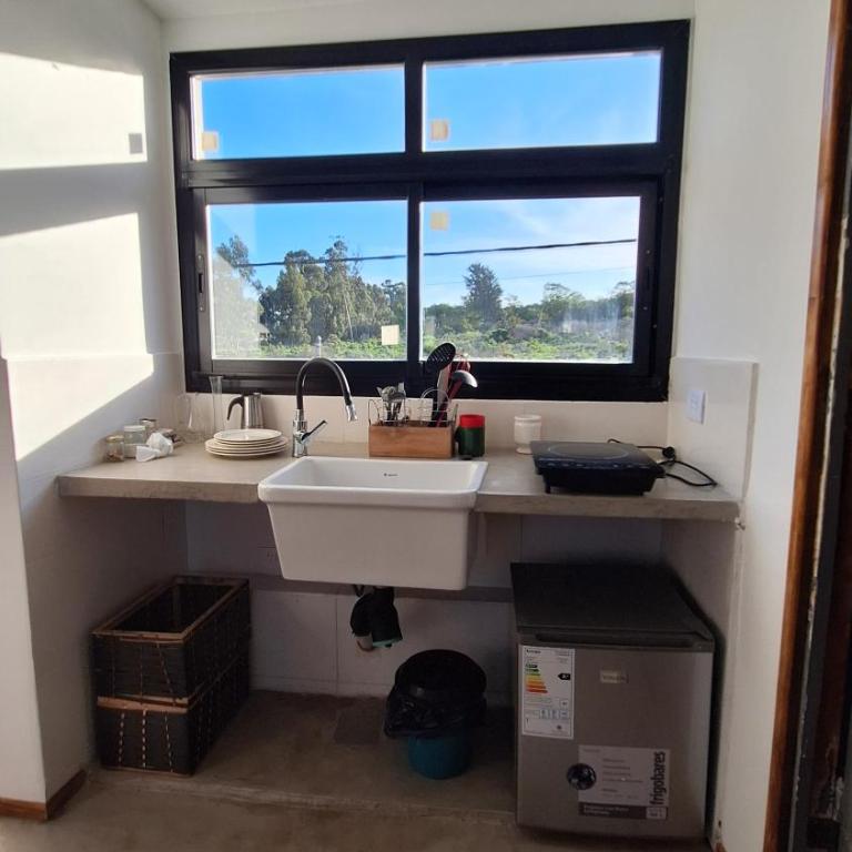 Monoambiente en la zona de La Rural con Wi Fi y pileta - Estudio - 4