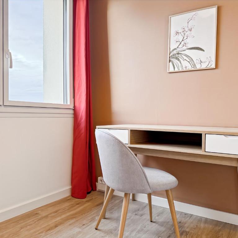 Le Velvet - Balcon & Garage Privé - Calme - Appartement 2 Chambres - 17
