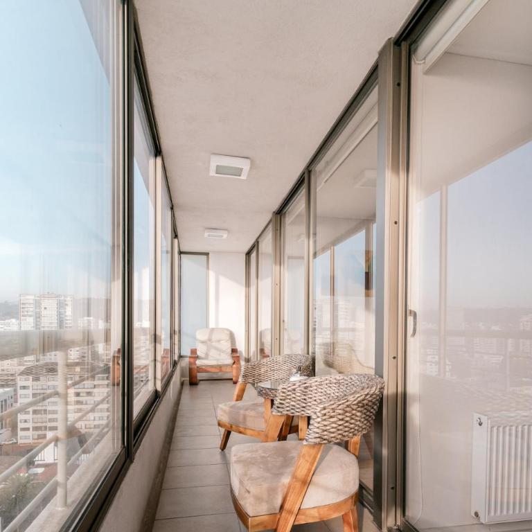 Magnificent ocean view from downtown Viña MINIMO 3 NOCHES - Apartamento de 2 dormitorios - Frente al océano - 15