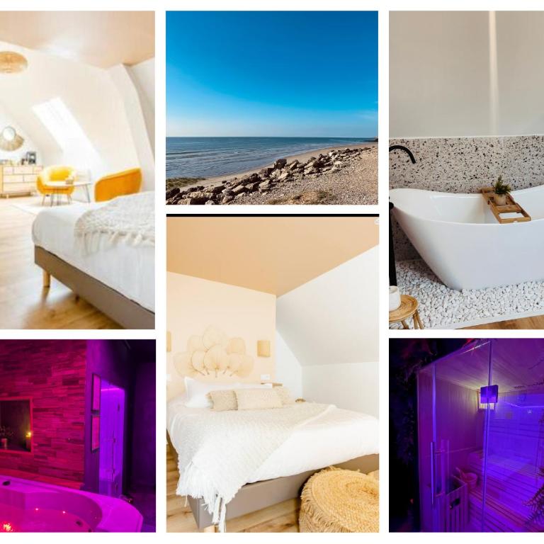 L Osmose "Suite" sauna-hammam-spa - Chambre Double avec Salle de Bains Privative - 1
