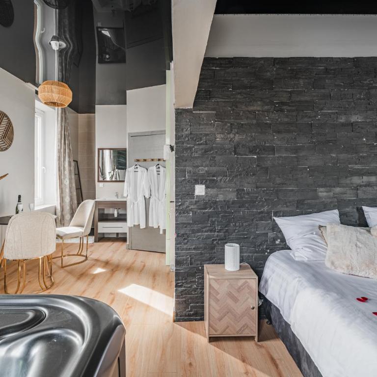 Cocoon du Lac Charavines jacuzzi-wifi-parking - Appartement 1 Chambre - 4