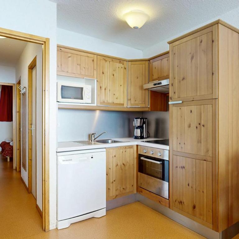 Les Arolles - La Plagne 1800 - Apartment mit 1 Schlafzimmer, Balkon und Bergblick - 3