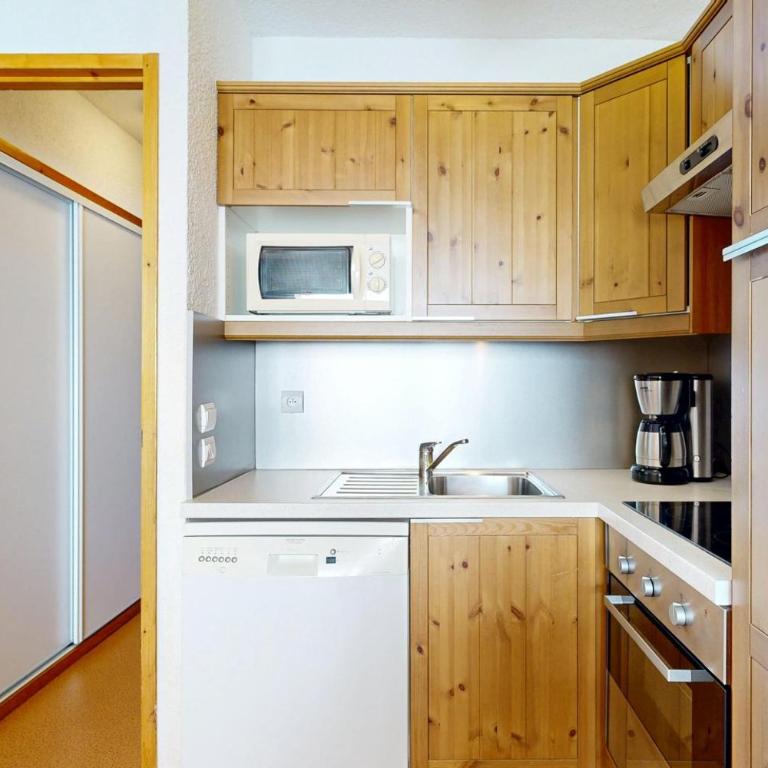 Les Arolles - La Plagne 1800 - Apartment mit 1 Schlafzimmer, Balkon und Bergblick - 4