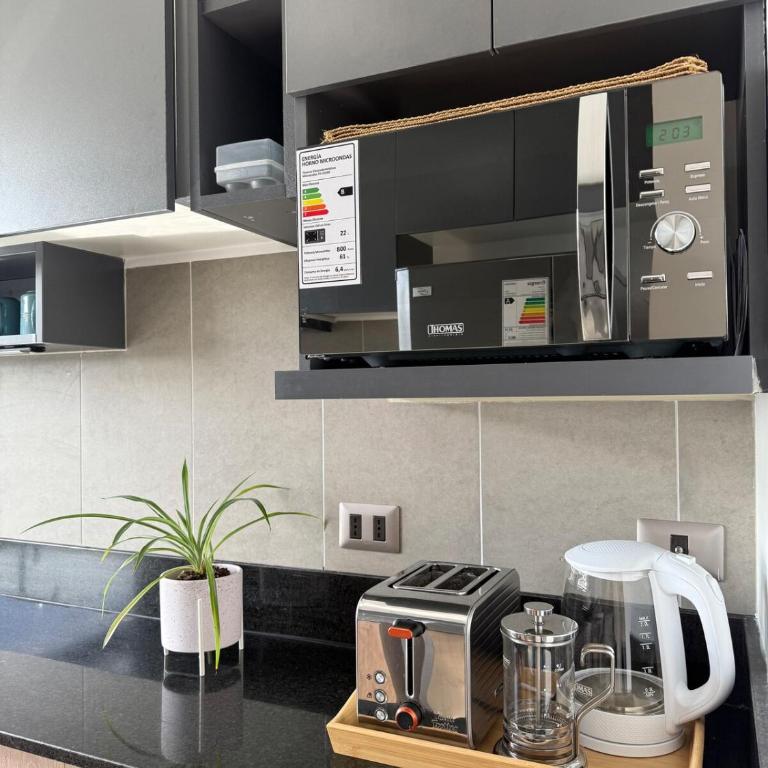 Refugio del Estrecho - Vista a la ciudad y calidez - Two-Bedroom Apartment with City View - 16