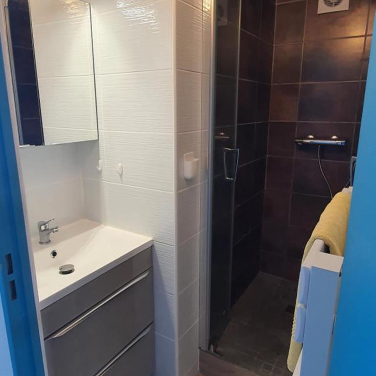 Comme sur un bateau, T2, vue sur mer, terrasse, plage - Apartment mit 1 Schlafzimmer – Nichtraucher - 15