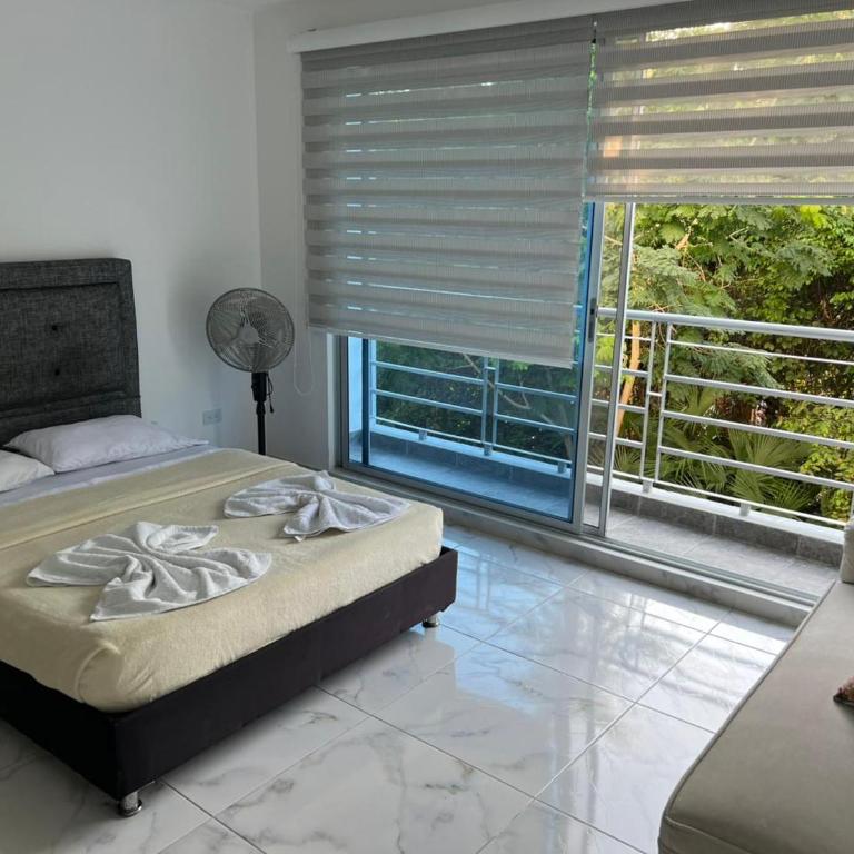 centrico Apartamento con piscina Anapoima - Apartamento Premium de 3 dormitorios con balcón - 12