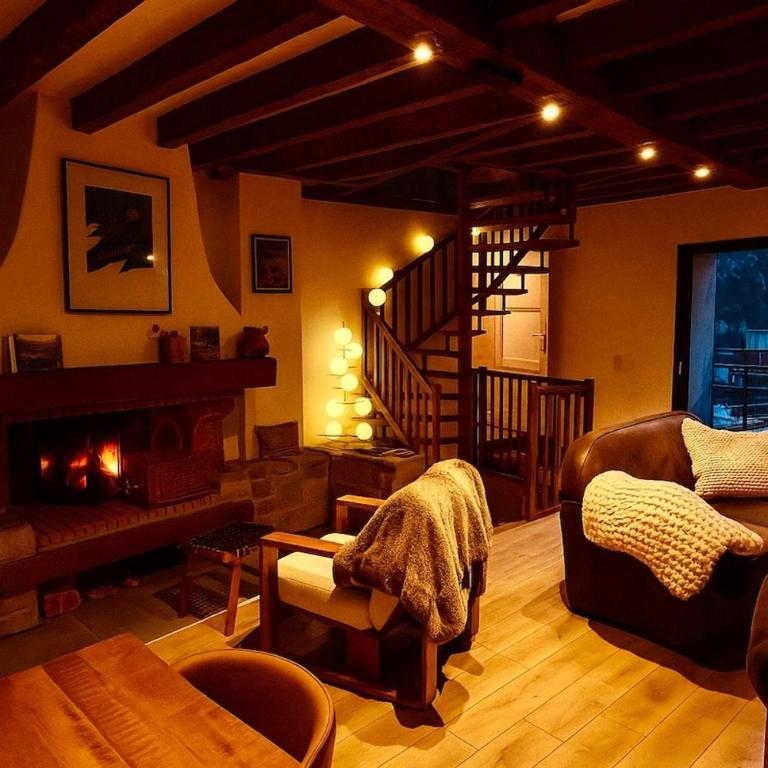 Maison de montagne, charme alpin & cheminée - Maison 2 Chambres - 19