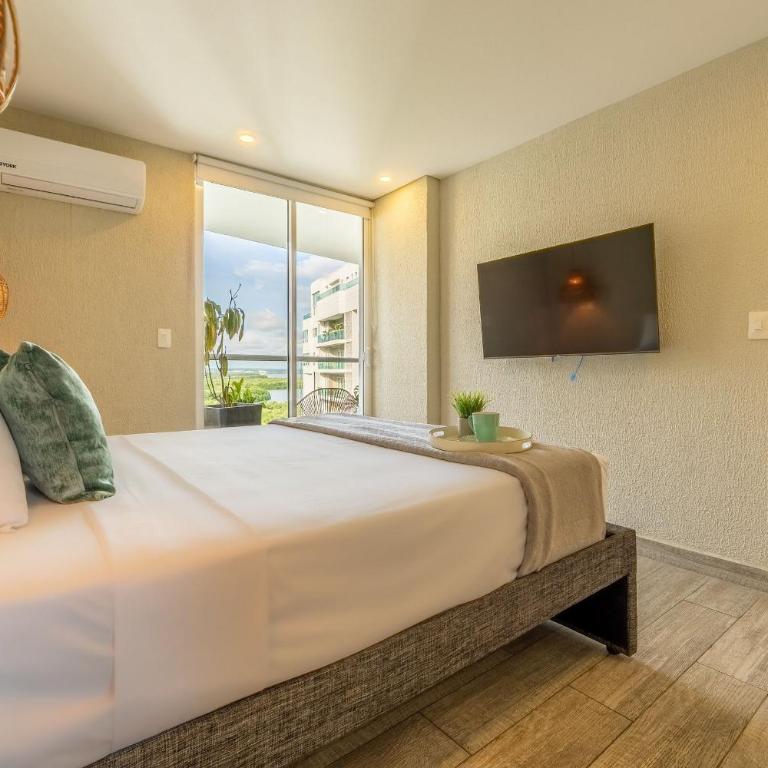 DQ1102 Precioso Apto Jacuzzi-priv 10min-Centro - Apartamento de 2 dormitorios con balcón - 5